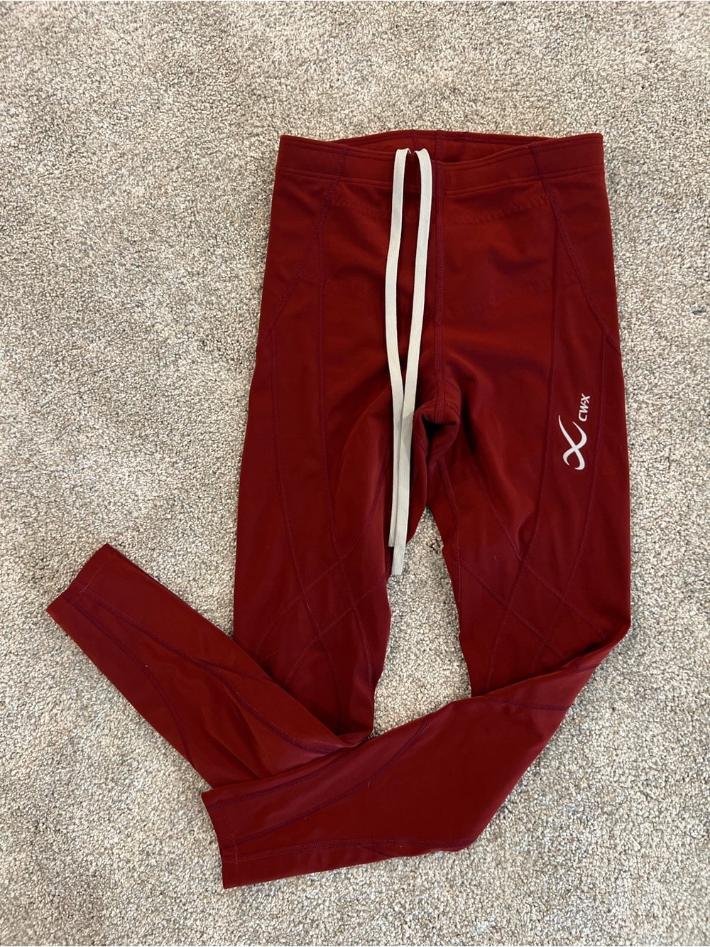 CW-X Women’s Tight Compression Pants Endurance Sz XS Style #129809 Leggings Red